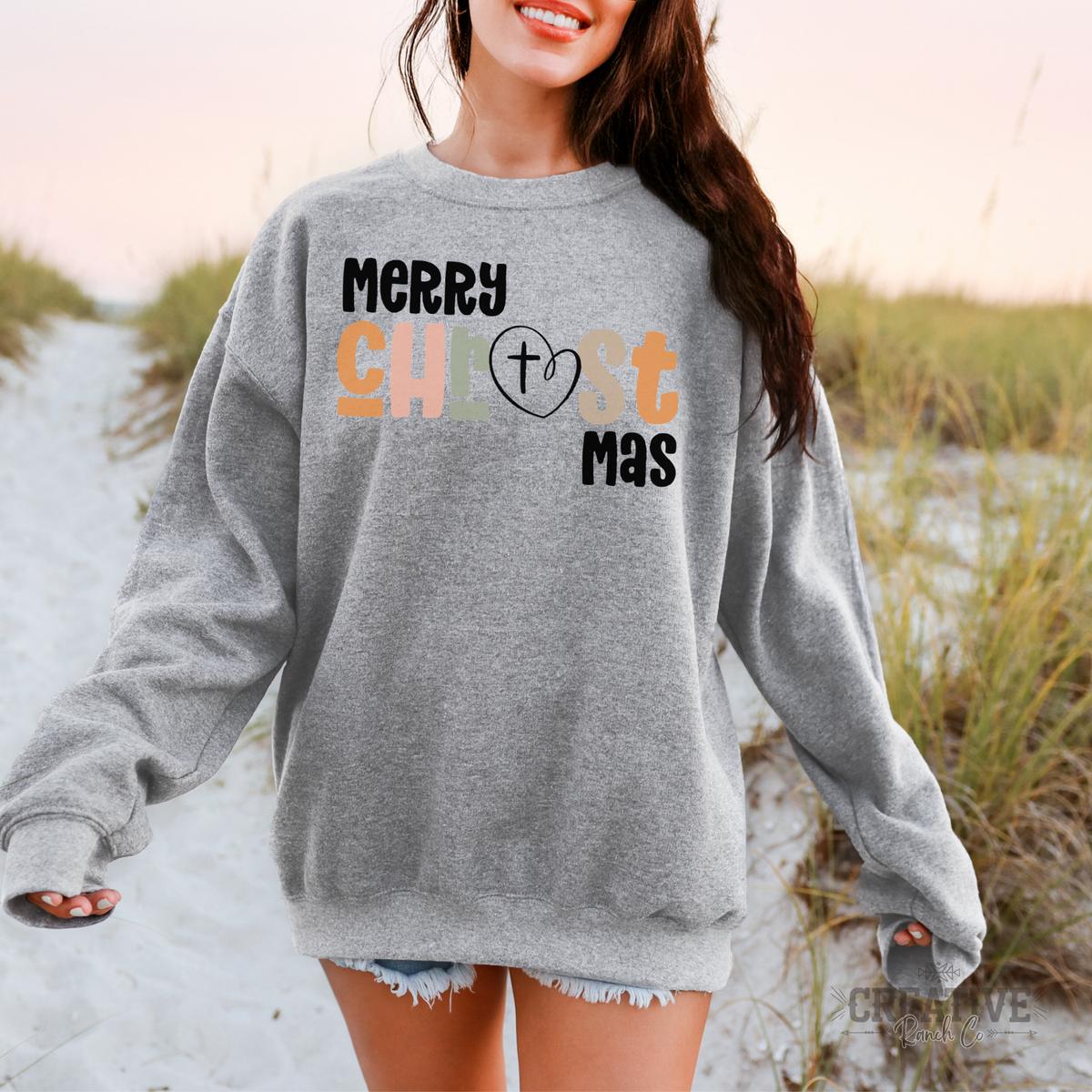 CR-1026-008 Gildan 18000 sweatshirt in Sport Grey